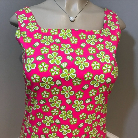 Lily Pulitzer Ladybugs and Clovers Shift Dress - Picture 2 of 10